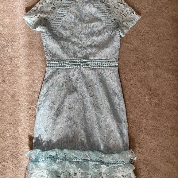 Dusty Blue Mid Dress - Picture 5 of 7